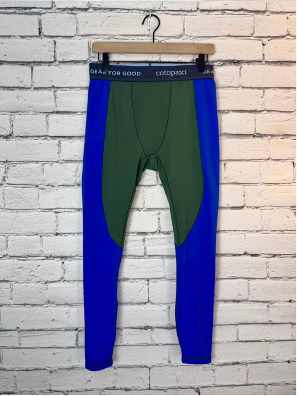 Women’s Cotopaxi Hakara Leggings Size XL Blue and Green Full Length - Picture 2 of 10